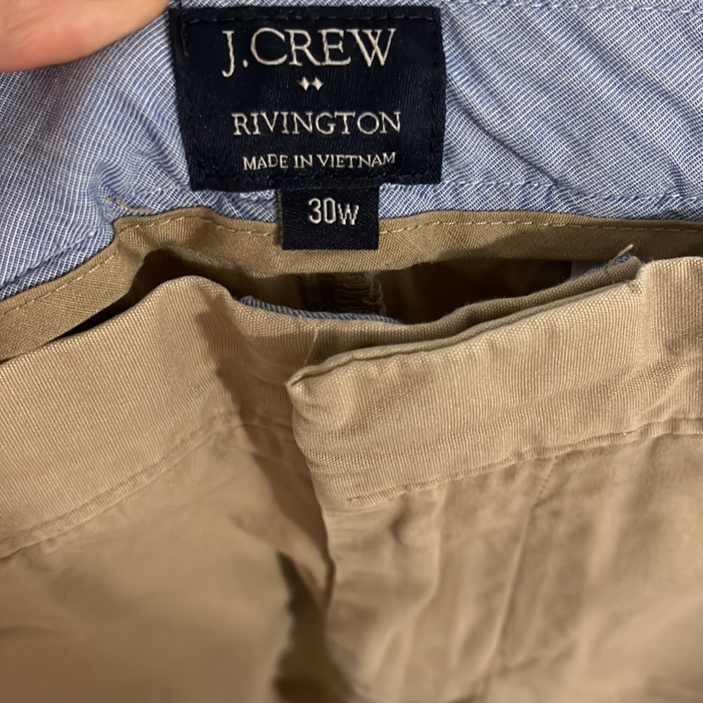 J. Crew Rivington Mens Beige Khaki Shorts - Picture 4 of 4